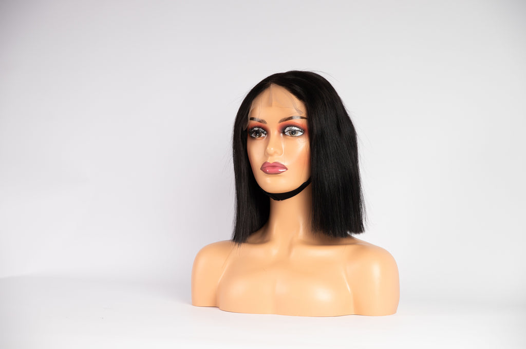12 Inch Bone Straight Wig