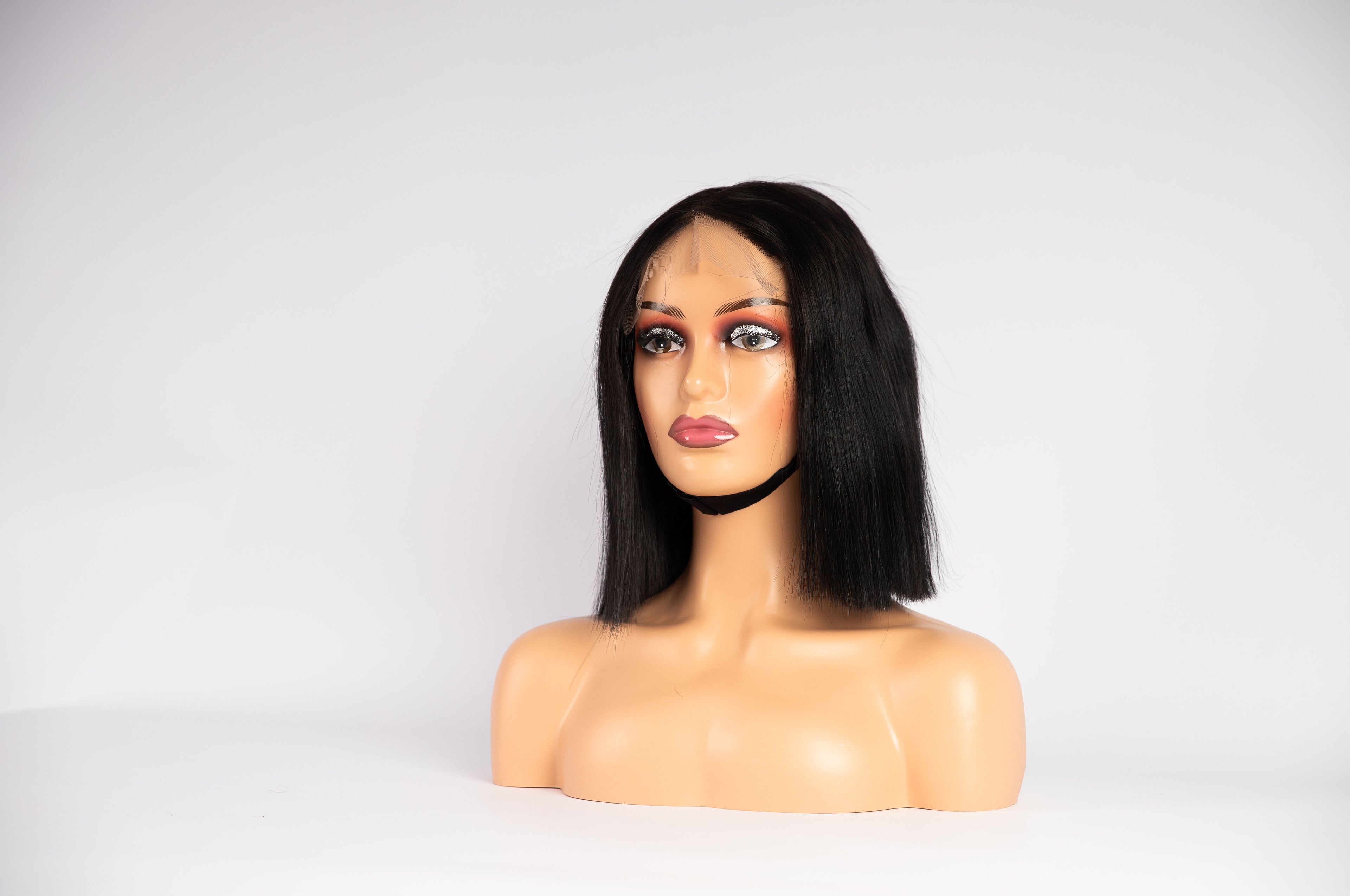 12 Inch Bone Straight Wig