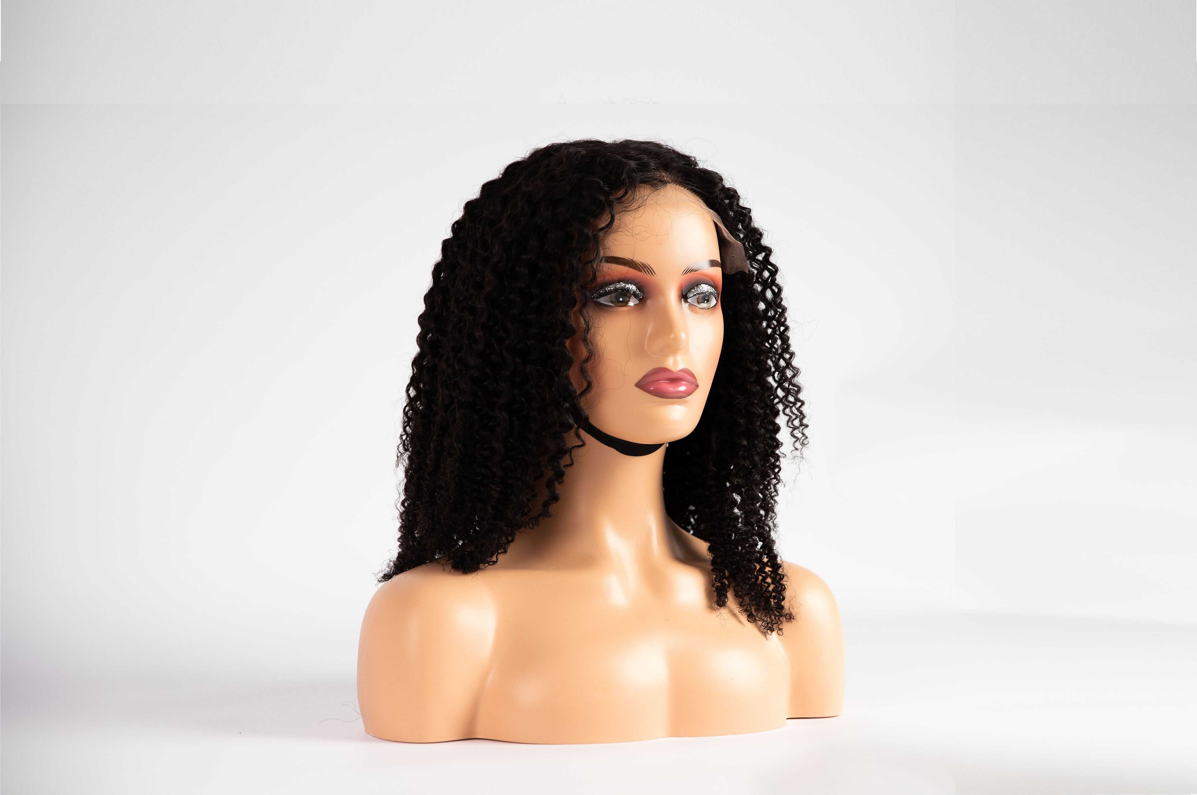 16 Inch Curly Wig – Tight Curls