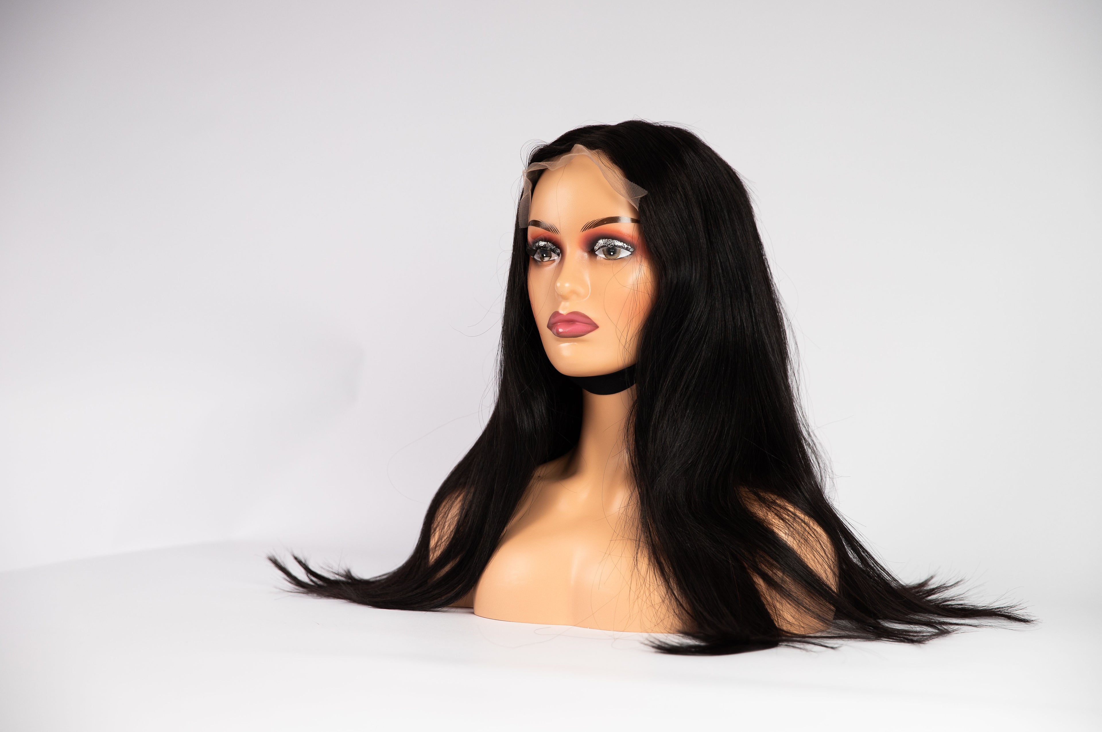20 Inch Bone Straight Wig